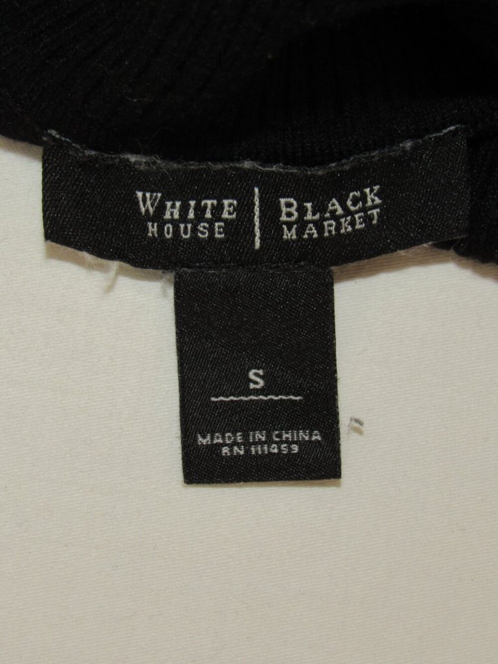 White House Black Market WHBM Knit Turtleneck Women's S Small - Picture 8 of 8